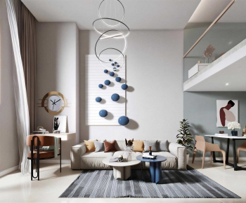 Modern A Living Room-ID:229259019
