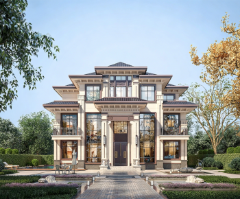 New Chinese Style Detached Villa-ID:780990189