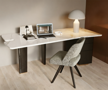 Modern Computer Desk And Chair-ID:212367066