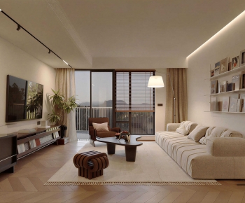 Modern A Living Room-ID:878001935