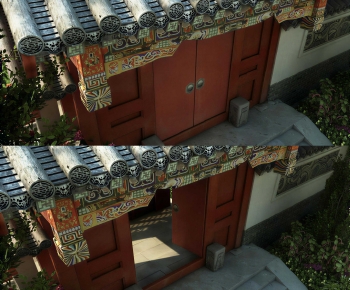 Chinese Style Gate-ID:673892979