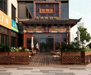 Chinese Style Facade Element-ID:695333965