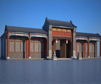 Chinese Style Facade Element-ID:475562108