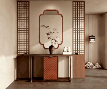 New Chinese Style Hallway-ID:951480974