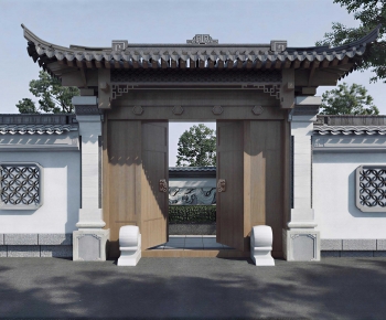 Chinese Style Building Component-ID:938193087