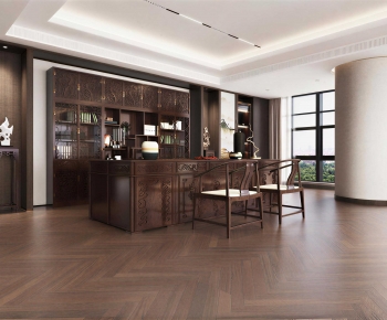 New Chinese Style Manager's Office-ID:893327955