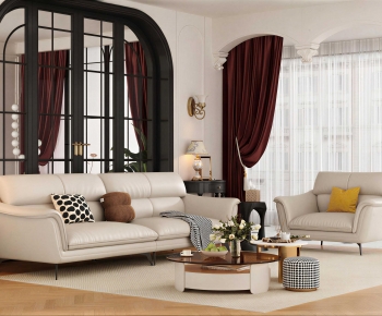 French Style A Living Room-ID:633471016