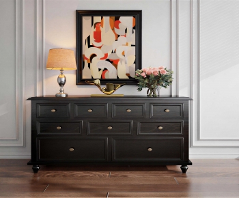 French Style Side Cabinet-ID:364833129
