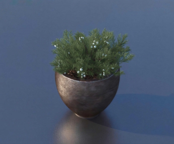 Modern Ground Green Plant Potted Plants-ID:400599964