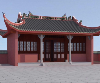 Chinese Style Facade Element-ID:379889041