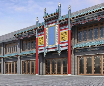 Chinese Style Facade Element-ID:648179056