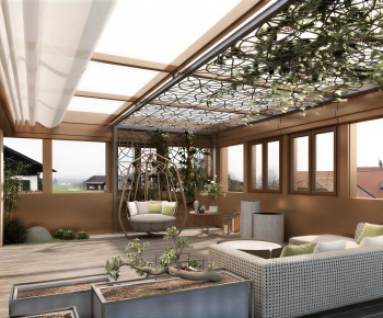 Modern Glass Sun Room-ID:216017013