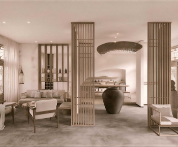 New Chinese Style Bedroom-ID:403227095