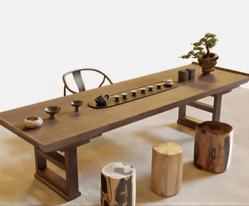 New Chinese Style Tea Tables And Chairs-ID:862750057
