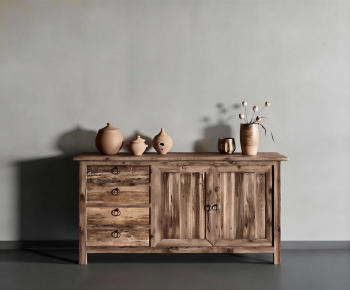 Wabi-sabi Style Side Cabinet-ID:878878126