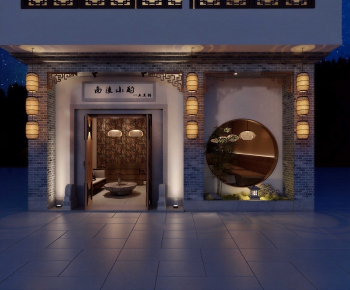 New Chinese Style Facade Element-ID:150640032