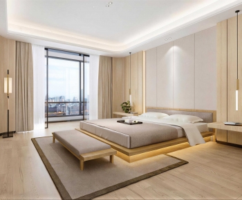 Japanese Style Bedroom-ID:437596086