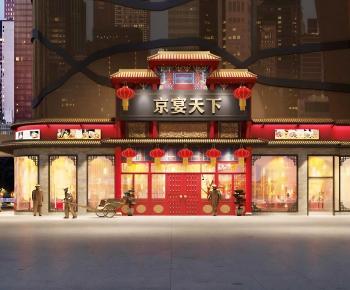 Chinese Style Facade Element-ID:101380375