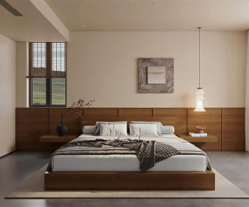 Wabi-sabi Style Bedroom-ID:360116961