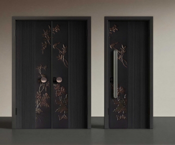 New Chinese Style Entrance Door-ID:254897129