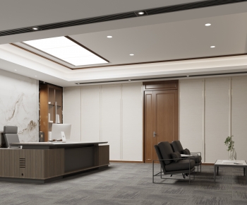 New Chinese Style Manager's Office-ID:140392078