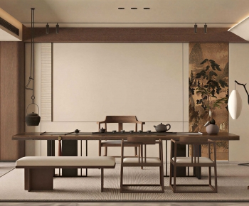 New Chinese Style Tea House-ID:634828092