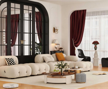 French Style A Living Room-ID:425117026
