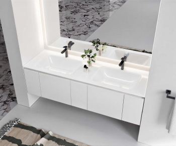 Modern Bathroom Cabinet-ID:131946096
