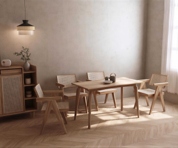 Modern Dining Table And Chairs-ID:611907017