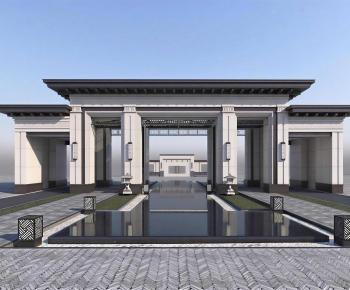 Chinese Style Facade Element-ID:846729353