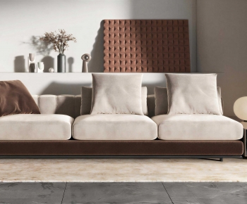 Modern Three-seat Sofa-ID:883145097