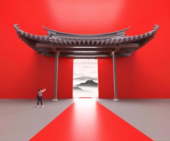 Chinese Style Meichen-ID:704299937
