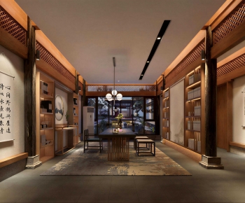 New Chinese Style Tea House-ID:575841902