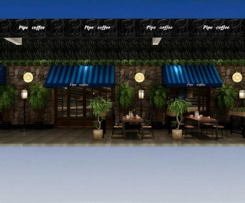 Retro Style Facade Element-ID:340734962