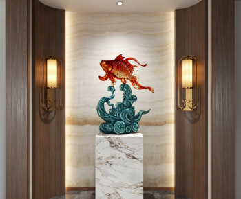 New Chinese Style Sculpture-ID:386559018
