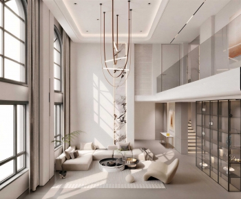 Modern A Living Room-ID:643939976
