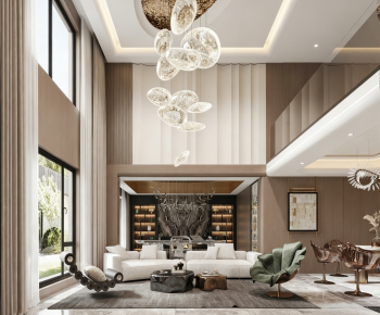 Modern A Living Room-ID:476162918