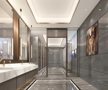 Modern Public Toilet-ID:317856071