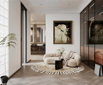Modern Clothes Storage Area-ID:364737995