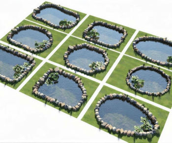 Modern Rockery Waterscape-ID:693047054