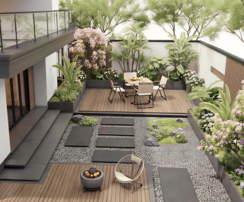 Modern Courtyard/landscape-ID:223232987