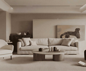 Wabi-sabi Style A Living Room-ID:313294899