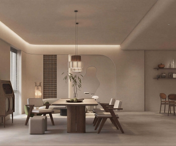 Wabi-sabi Style Dining Room-ID:175266987