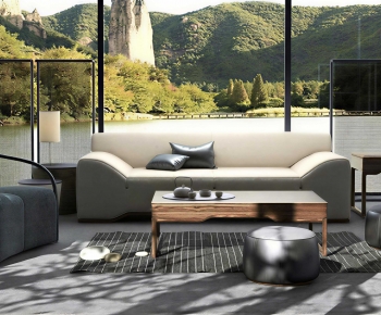 New Chinese Style Sofa Combination-ID:828706038
