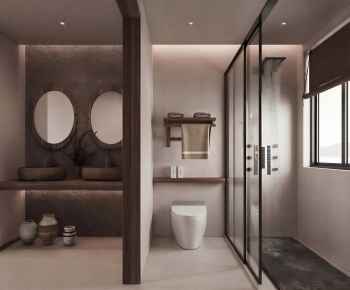 Wabi-sabi Style TOILET-ID:742878916