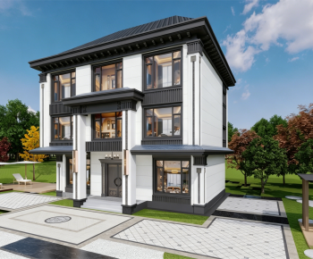 New Chinese Style Detached Villa-ID:706918008