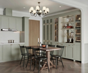 American Style Dining Room-ID:635891035