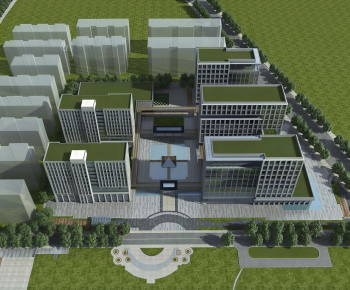 Modern Architectural Bird's-eye View Planning-ID:921122071