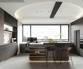 Modern Open Kitchen-ID:491106038