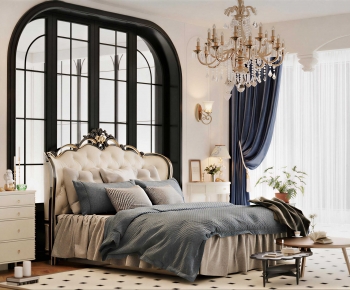 French Style Bedroom-ID:922532089